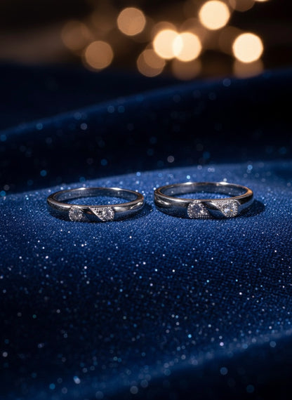 Intertwined Couple's Rings